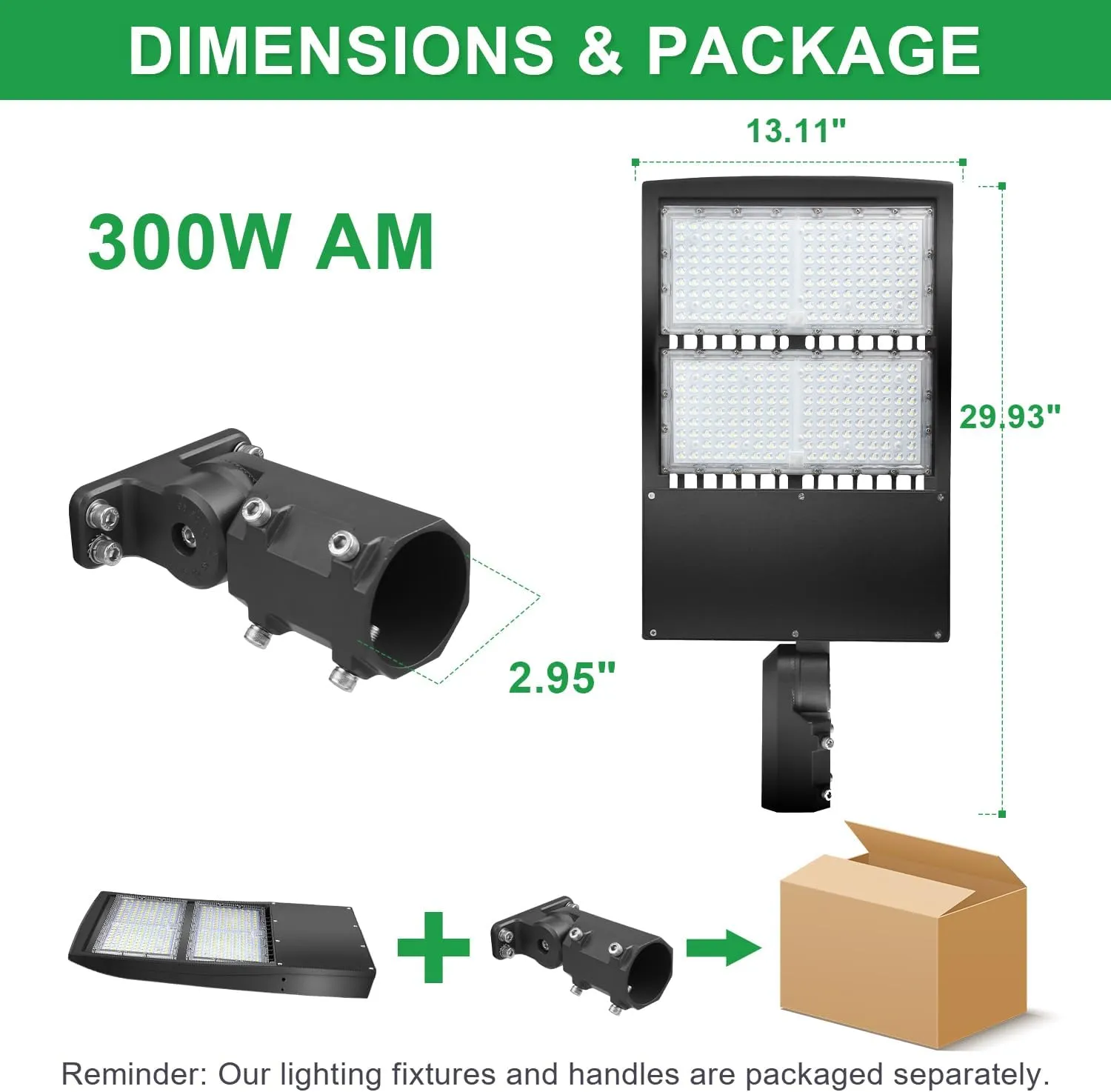 100W LED Parking Lot Light 14000LM LED Shoebox Area Light 5000K Dimmable Commercial Outdoor Street Lighting with Yoke Mount IP65 100-277VAC UL&DLC Listed(Slip Fitter Mount,200W)