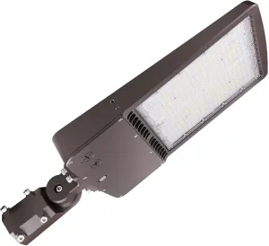 150W LED Parking Lot Light 21000LM LED Shoebox Area Light 5700K Dimmable Outdoor Commercial Street Lighting -10KV Surge Protection IP65 100-277V UL DLC Listed(Slip Fitter Mount,300W-120V-5700K)