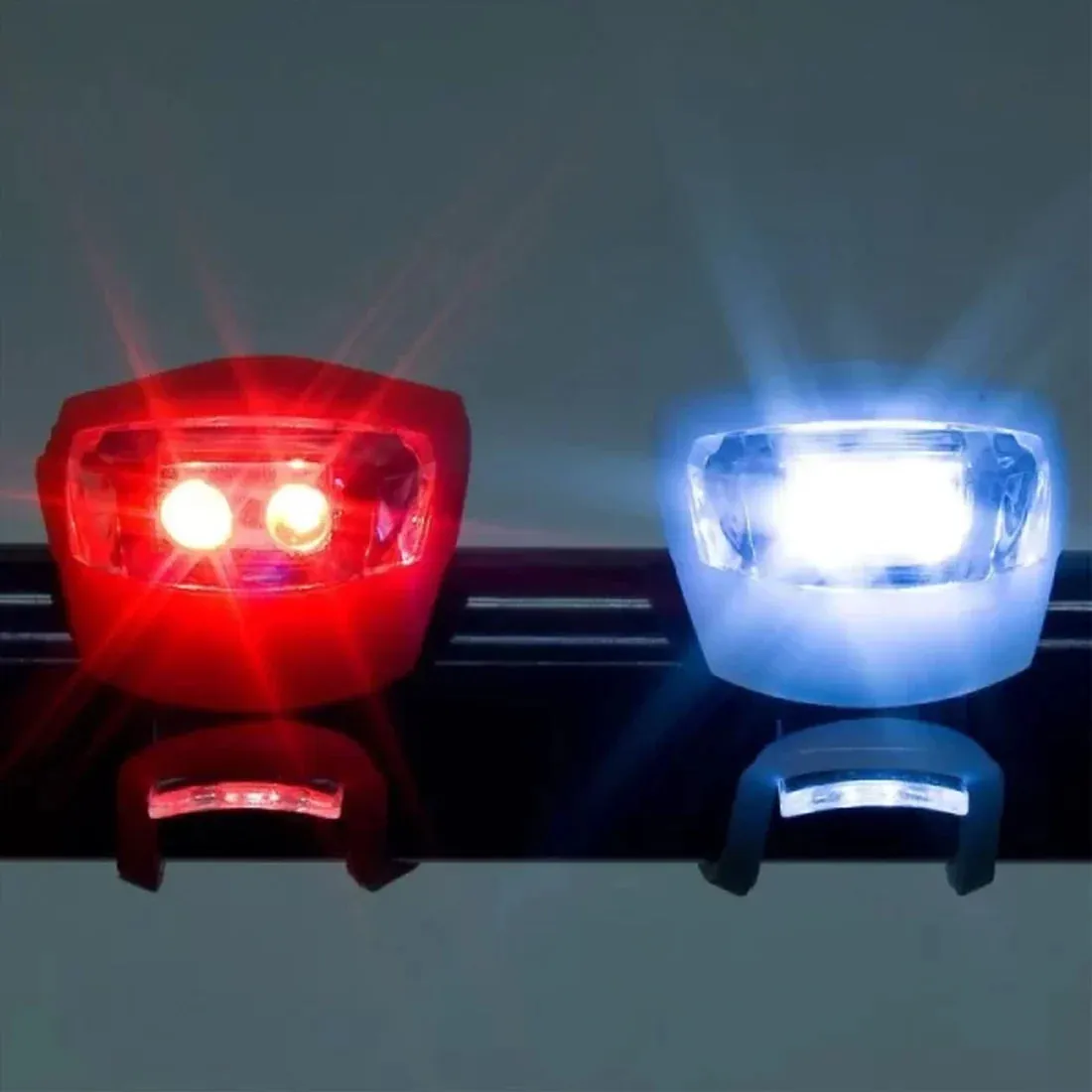 15105 Silicone LED Bike Light Set (2 Pcs Set)