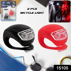 15105 Silicone LED Bike Light Set (2 Pcs Set)