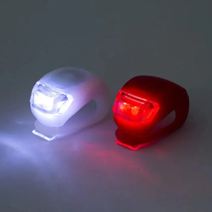 15105 Silicone LED Bike Light Set (2 Pcs Set)