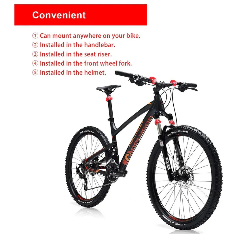 15105 Silicone LED Bike Light Set (2 Pcs Set)
