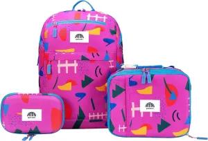 16'' Kids Backpack Set with Insulated Lunch Bag, and Pencil Case