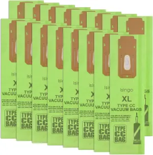 16 Pack Vacuum Bags Replacement for Oreck Type CC, Fit all Orеck XL Upright Vacuum Cleaner, XL XL2 XL7 XL21, Replaces Part #CCPK8, CCPK8DW, Green