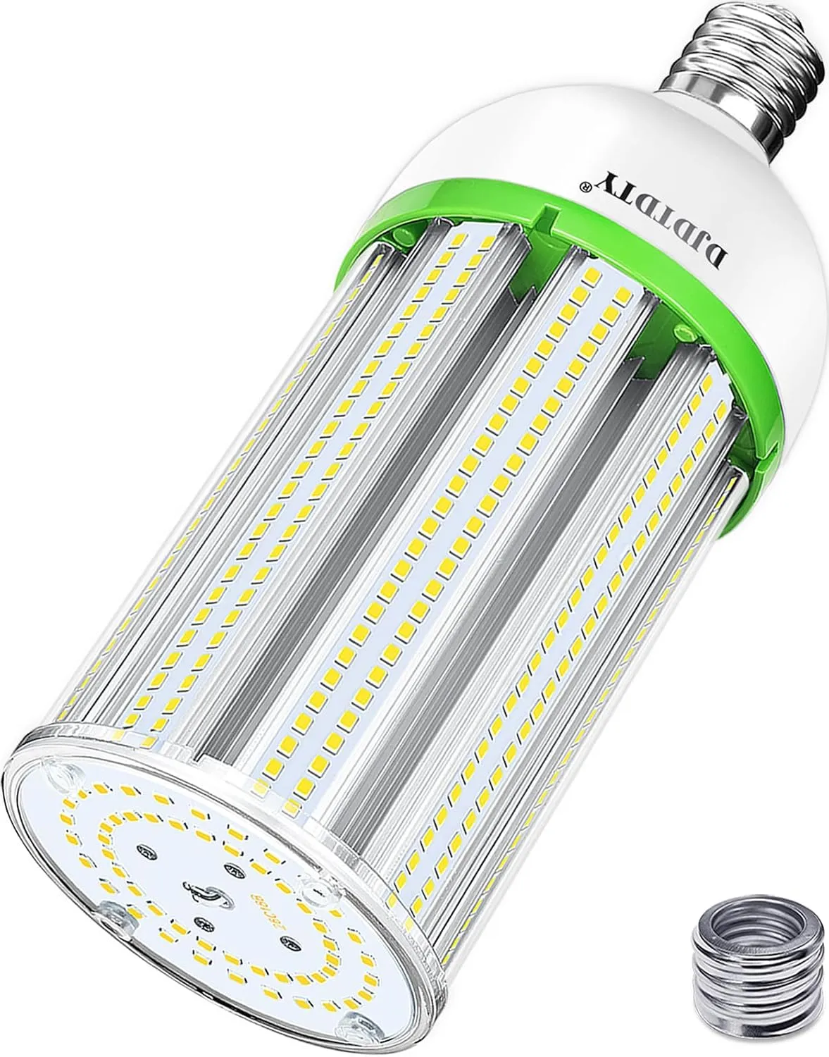 200WLED Corn Bulb, E26 Base with E39 Adapter, 5000K 20000LM LED Light Bulb for Garage Warehouse Workshop Barn (200Watts)