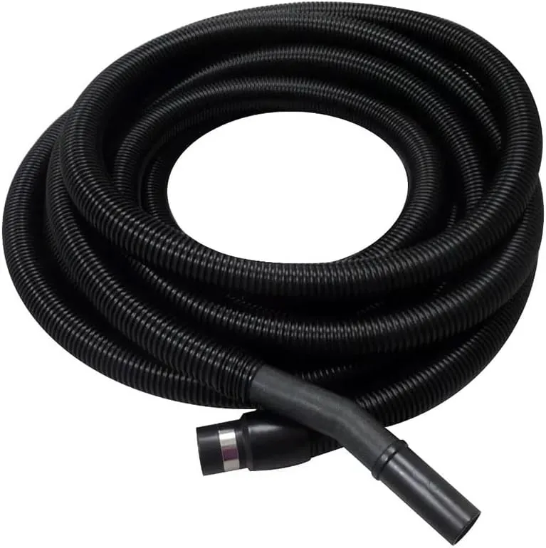 30 Foot Length Central Vacuum Garage Utility Hose Replacement, Compatible with Models by Beam, Nutone, Electrolux and Vacuflo, Replacement for 1.25" Friction Fit Attachments