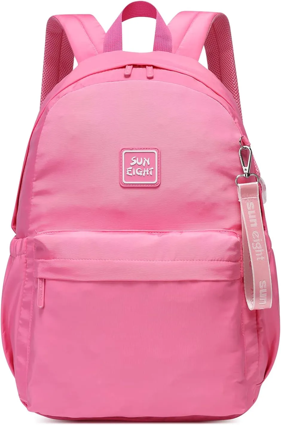 30L Waterproof School Backpack for Girls 6-18 Years Large Capacity Lightweight Bookbag for Elementary to High School Durable Travel Backpack with Adjustable Straps(Rose Color)