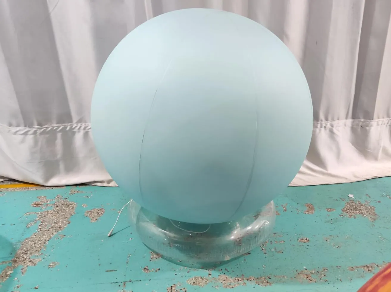 40'' Inflatable Uranus, LED Planet Balloon for Educational Institution/Planetarium/Store/Club Decoration