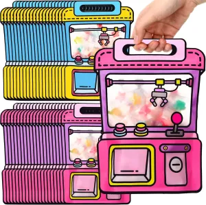 40 Pcs Goodie Bags for Kids Bulk Trendy Top Handle Party Birthday Snack Candy Gift Bag for Back to School Classroom Baby Shower(Classic,7.2 Inch X 8.4 Inch)