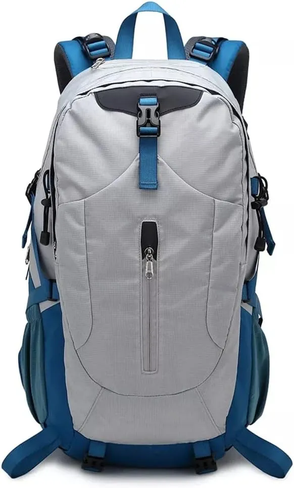 40L Hiking Backpack Outdoor Mountaineering Bag Large Capacity Travel Sports Backpack (C,As the picture shows)