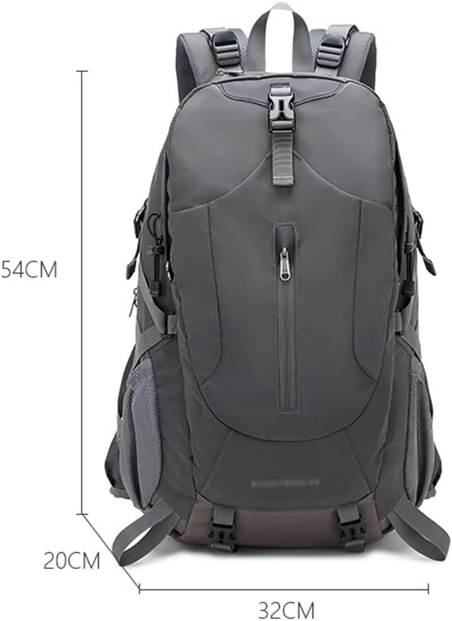 40L Hiking Backpack Outdoor Mountaineering Bag Large Capacity Travel Sports Backpack (C,As the picture shows)