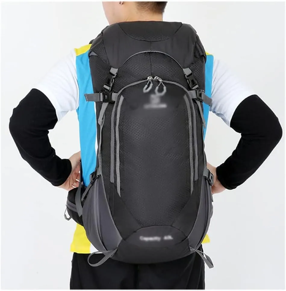 40L Mountaineering Backpack Outdoor Multi Pocket Bag Travel Camping Mountaineering Bag (C,64 * 32 * 20cm)