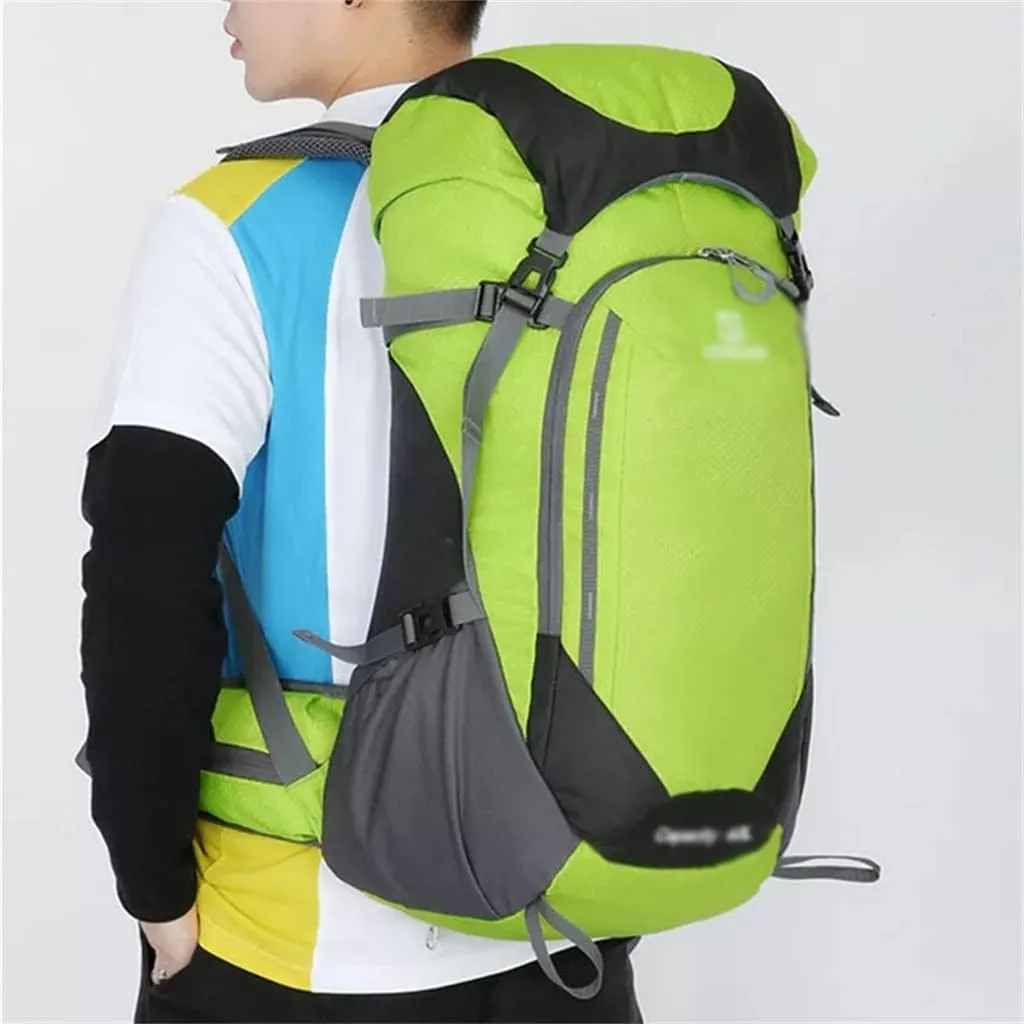 40L Mountaineering Backpack Outdoor Multi Pocket Bag Travel Camping Mountaineering Bag (C,64 * 32 * 20cm)