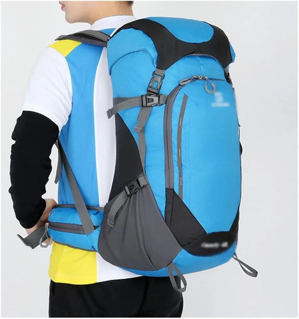40L Mountaineering Backpack Outdoor Multi Pocket Bag Travel Camping Mountaineering Bag (C,64 * 32 * 20cm)