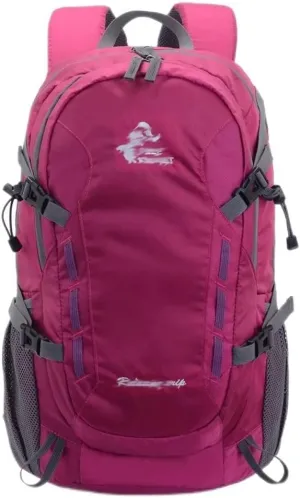 40L Travel Backpack Large Capacity Men's Women's Backpack Camping Hiking Sports Bag(Black)