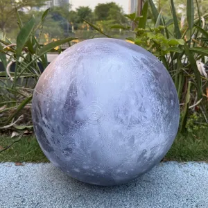 60'' Large Inflatable Pluto, LED Planet Balloon for Educational Institution/Planetarium/Store/Club Decoration