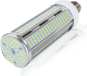 600W Equivalent Led Corn Light Bulb, 7200 Lumen 6000K Daylight LED Corn Lamp, 60W E26 E39 Led Corn Bulb for Indoor Garage Factory Warehouse Backyard 85V-265V