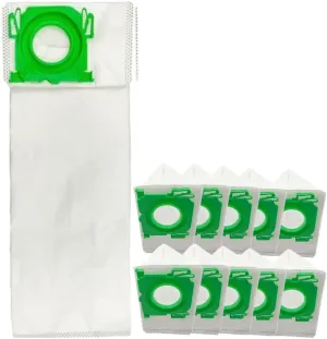 8-PACK 6695AM Vacuum Cleaner Bags for Sebo K X/C/370 Sebo X Series Extra Pet XP2 XP3 AIRBELT K Series Replacement Vacuum Filter Bags