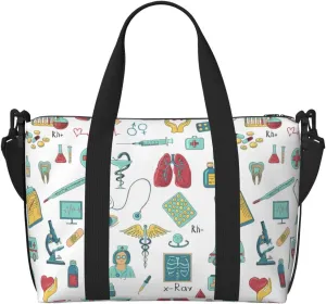 Abstraction Biology Chemistry4 Print Versatile Gym Sports Bag,Companion For Your Journeys And Fitness Routines