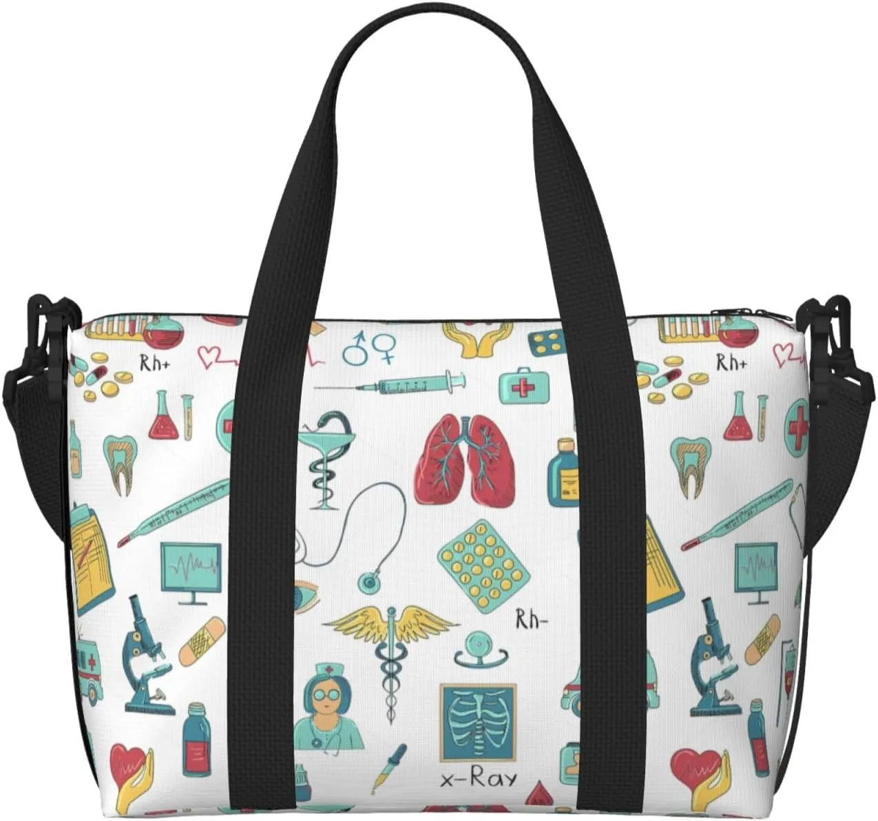 Abstraction Biology Chemistry4 Print Versatile Gym Sports Bag,Companion For Your Journeys And Fitness Routines