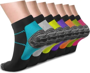 ACTINPUT Compression Socks Plantar Fasciitis for Women Men - 8-15 mmHg Best for Athletic,Support,Flight Travel,Nurses,Hiking