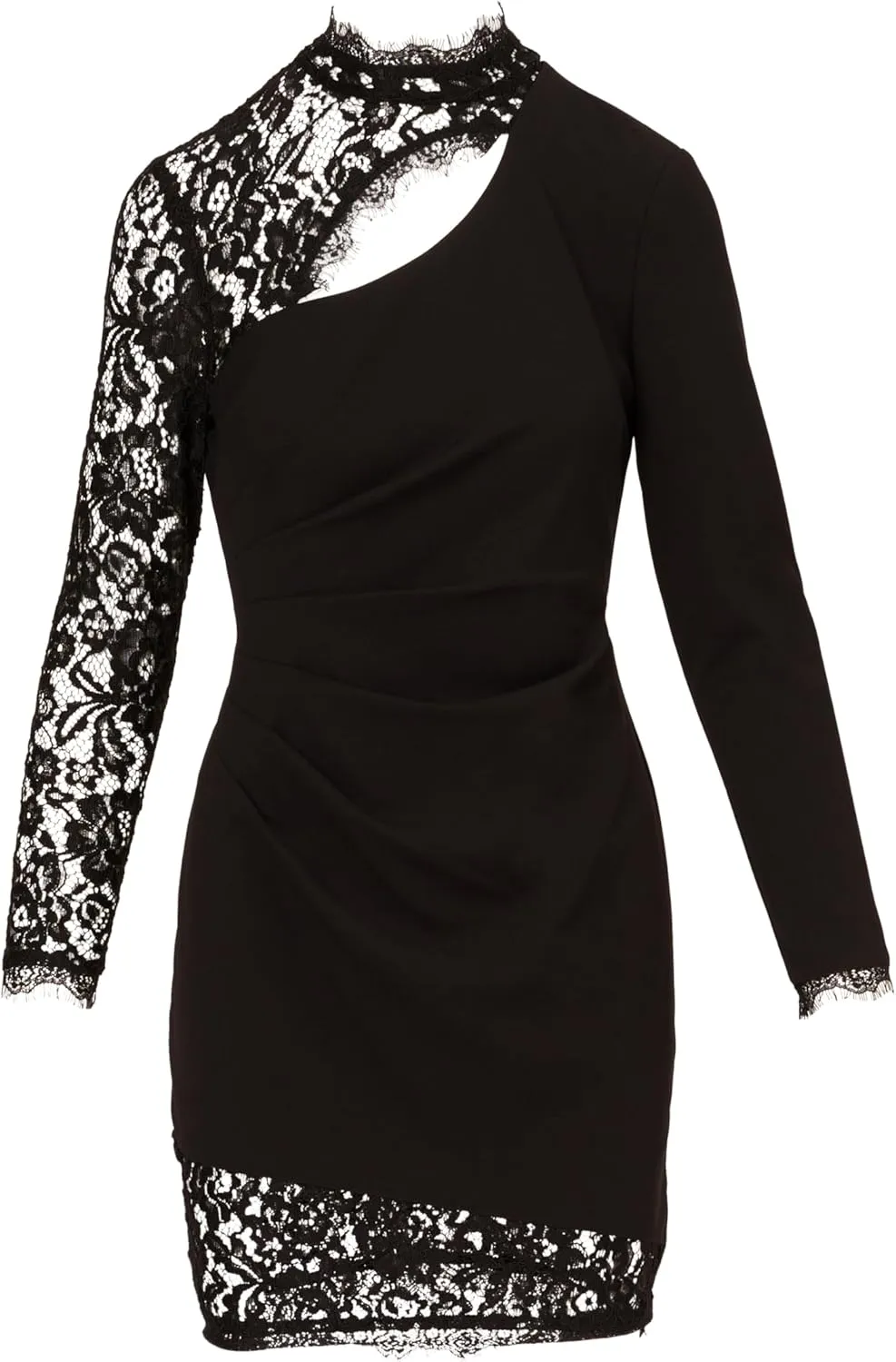 Adrianna Papell Women's Combo Fabric Mini Dress