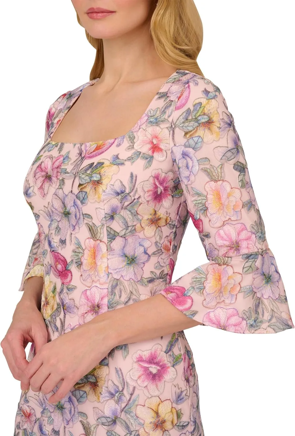 Adrianna Papell Women's Floral Short Dress