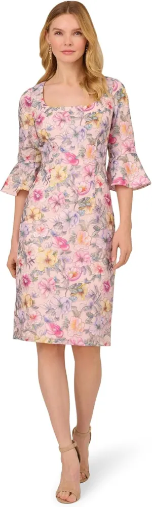 Adrianna Papell Women's Floral Short Dress