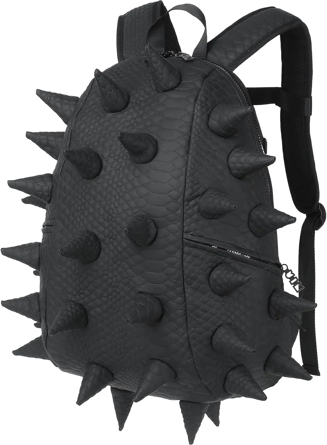 Adult Dinosaur Backpack for Men Women, Ankylosaur Casual Daypack, Waterproof 15.6 Inch Dragon Thorn Laptop Backpack, Fashion Spike Punk Backpack for Commuter Travel Shopping Black