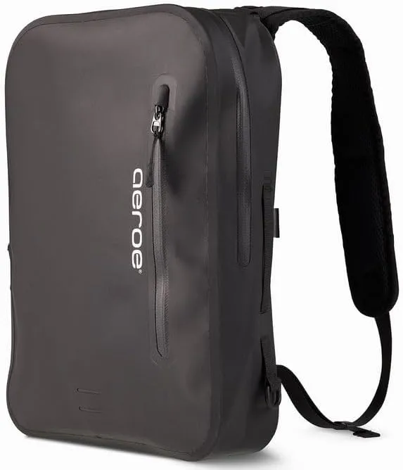 aeroe QuickLock Urban Backpack – 360° Rotation 10L Low Profile Bag – Fits 16" Standard Laptop | 100% Waterproof IP 64 | QuickLock Puck Attachment – Magnetic Buckles