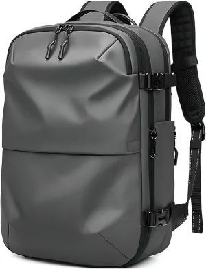 Aeropack Backpack, 60L Aeropack Zoom Vacuum Compression Backpack, Multifunctional Waterproof Expandable Anti-Theft Backpack for Travel (Dark Grey-2.0, Without Air Pump)