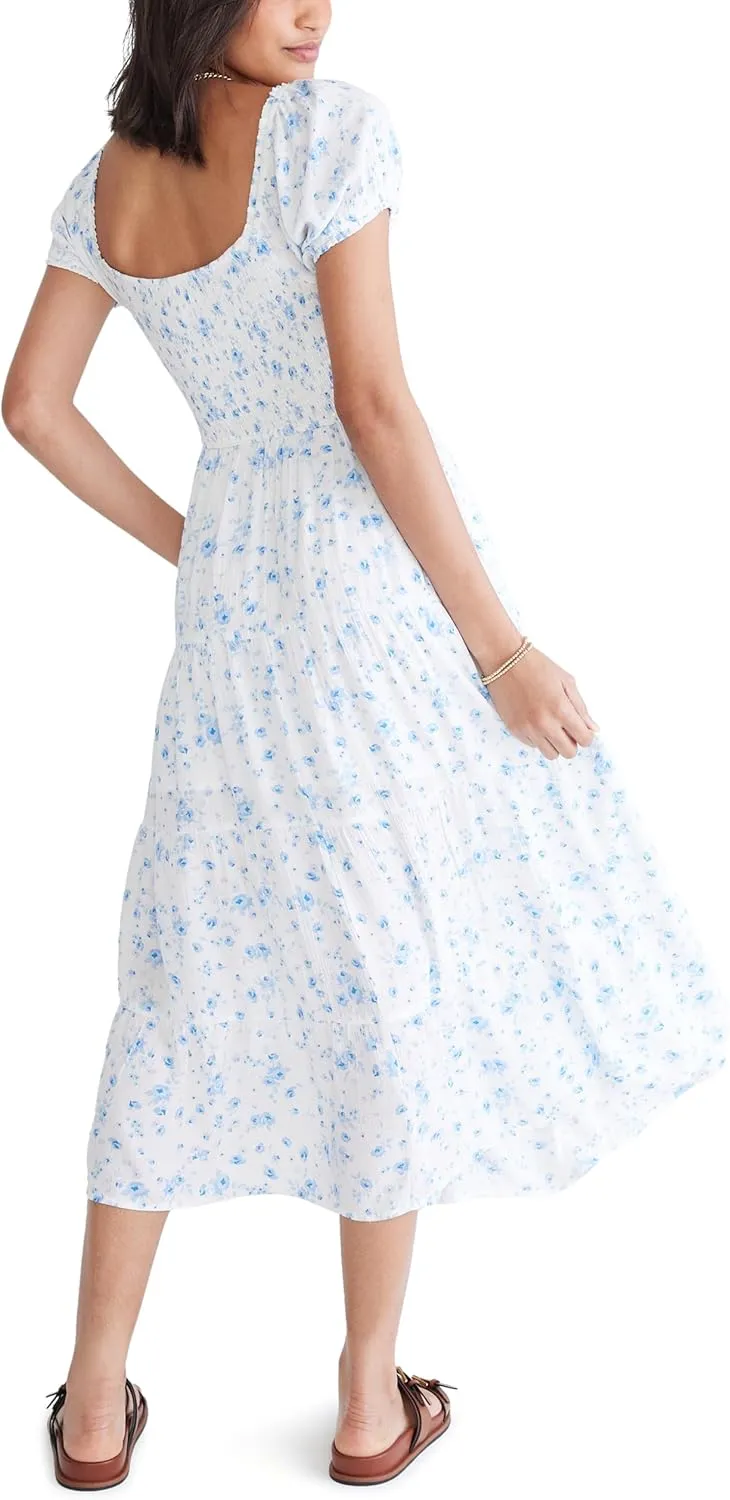 AEROPOSTALE Women's Tiered Midi Dress