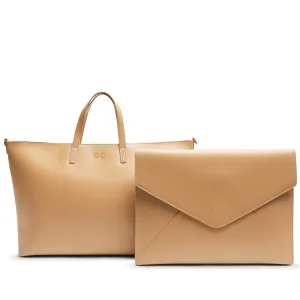 Alex Laptop Bag Set Tan
