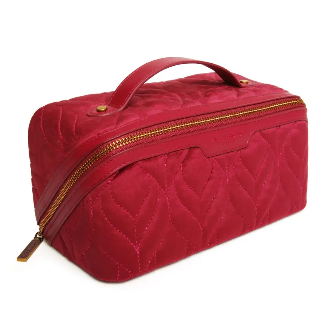 Alice Wheeler Fig Velvet Train Case