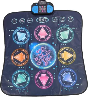 Alomejor Kids Dance Mat,Electronic Dance Pad Light up Dancing pad with Multilevel Challenge Suitable for Home and School Use