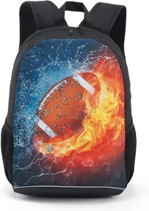 American Football Backpack School Bag