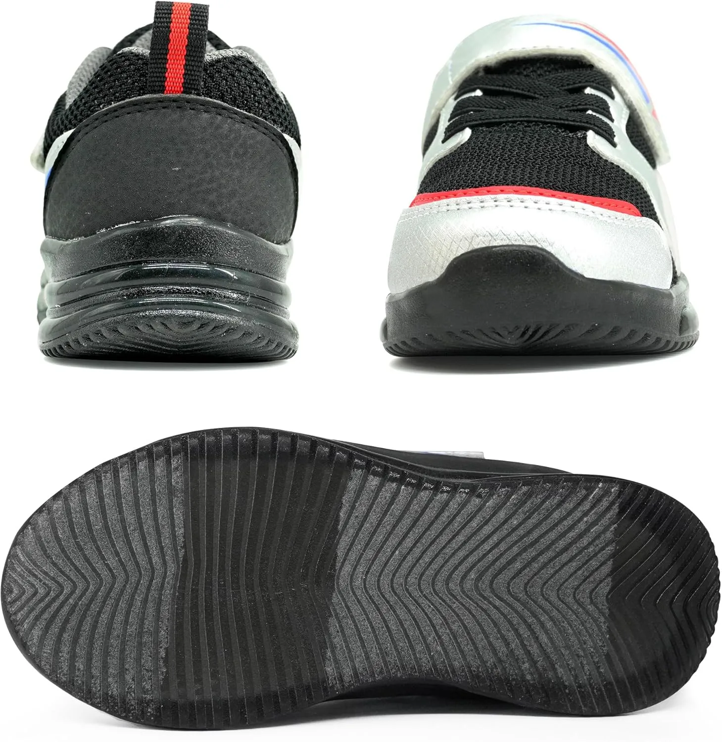 AMZZPIK Light Up Shoes for Boys Girls Toddler LED Flashing Sneakers Breathable Sport Walking Shoes for Kids