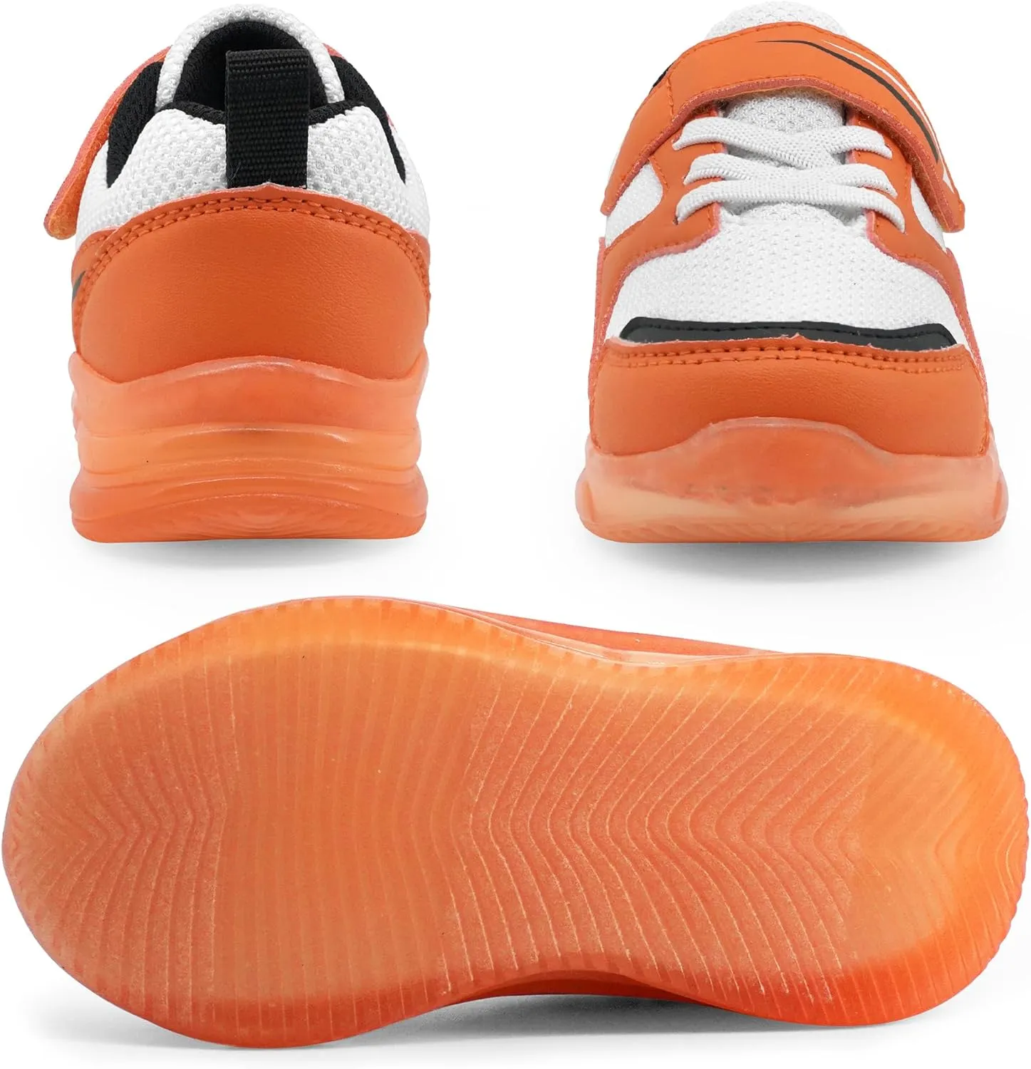 AMZZPIK Light Up Shoes for Boys Girls Toddler LED Flashing Sneakers Breathable Sport Walking Shoes for Kids