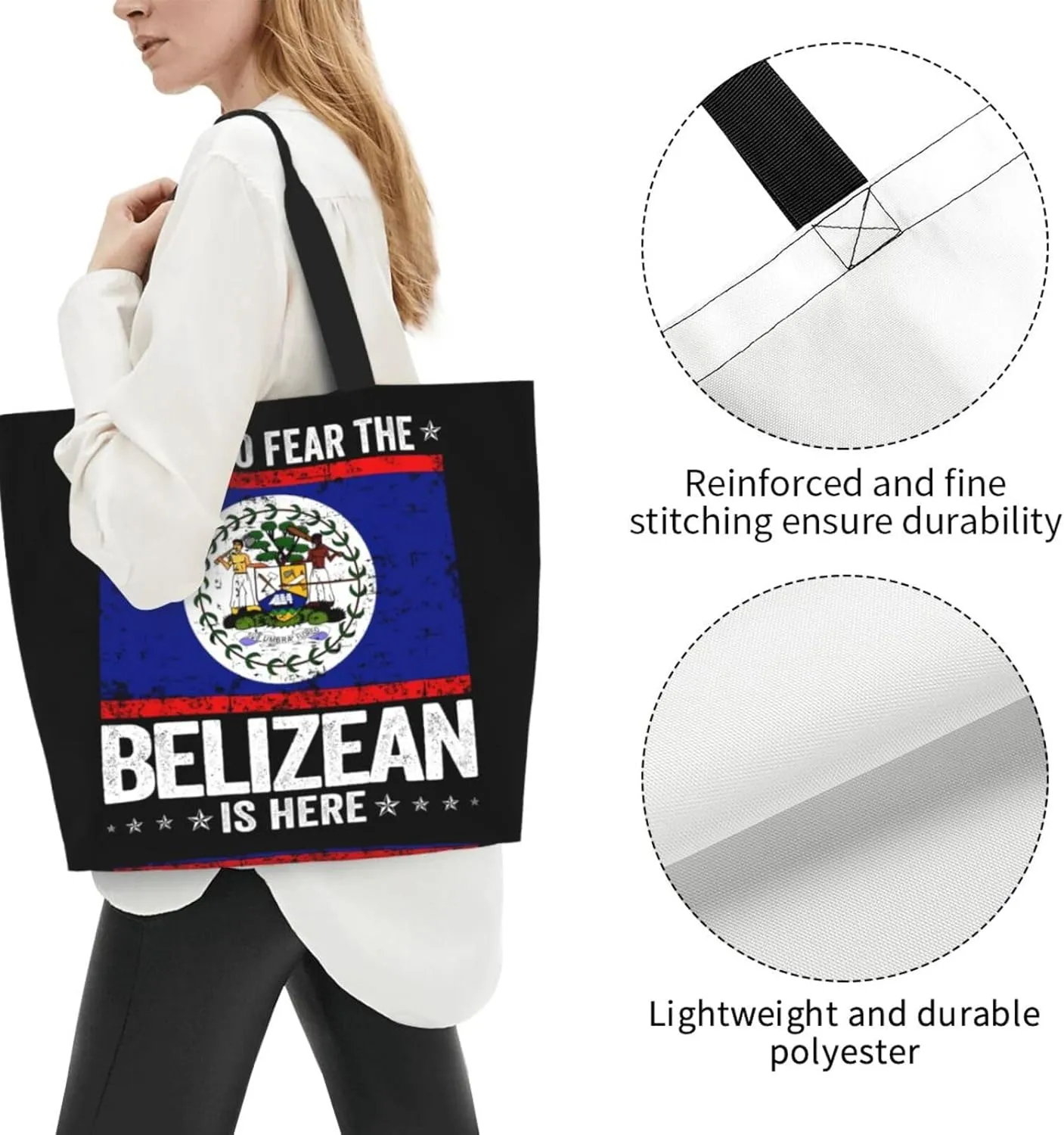 Antigua Barbuda Flag Women's Tote Bag Large Capacity Single Shoulder Bags Handbag for Shopping Work