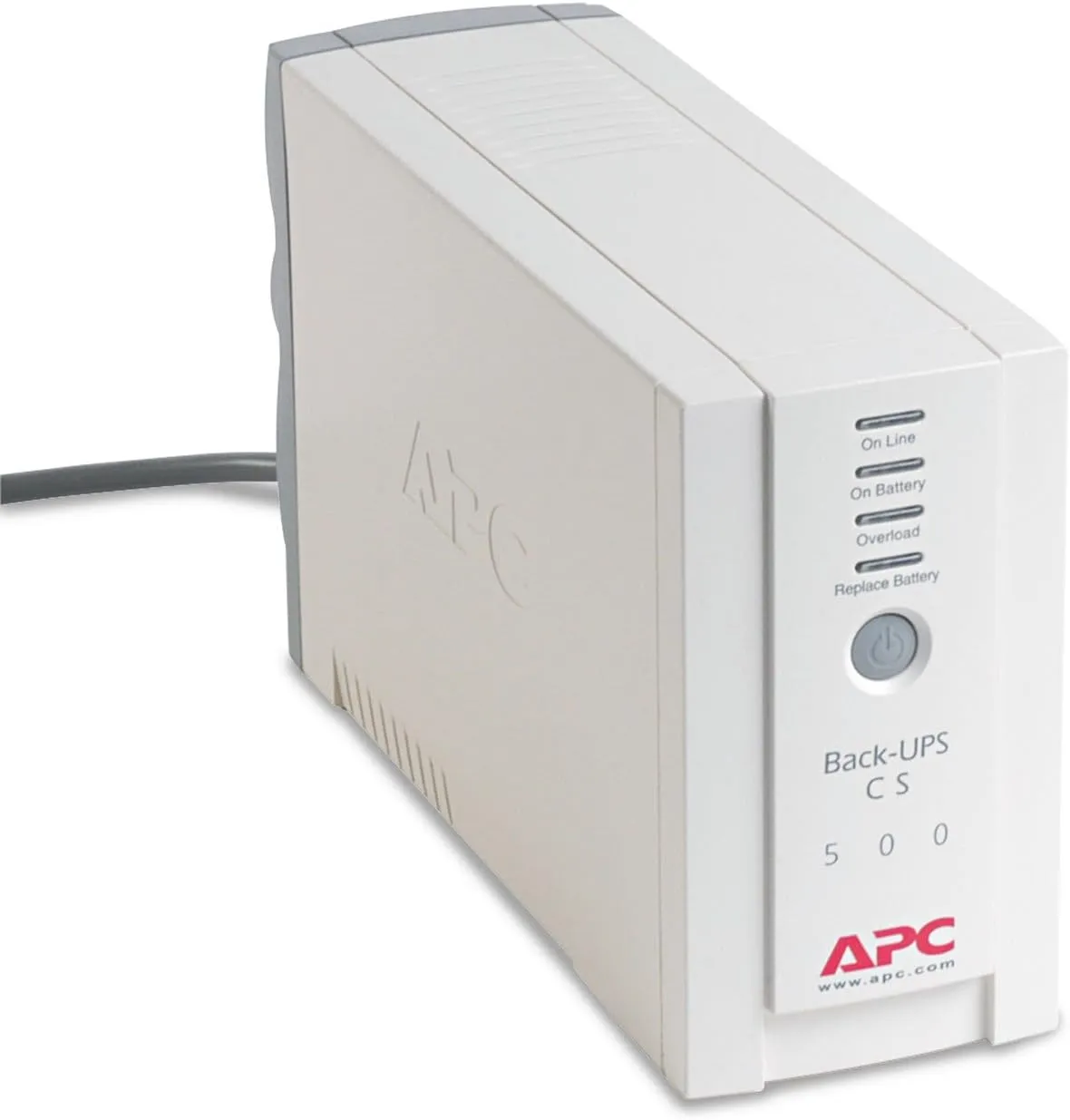 Apc Back-UPS CS Battery Backup System Six-Outlet 500 Volt-Amps (APWBK500)