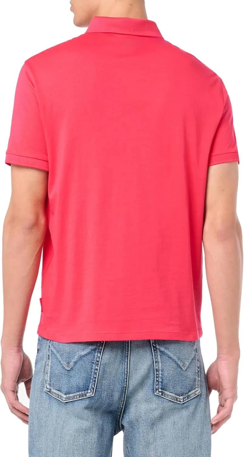 Armani Exchange Men's Regular Fit Cotton Jersey Milano New York Polo