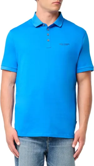 Armani Exchange Men's Regular Fit Cotton Jersey Milano New York Polo
