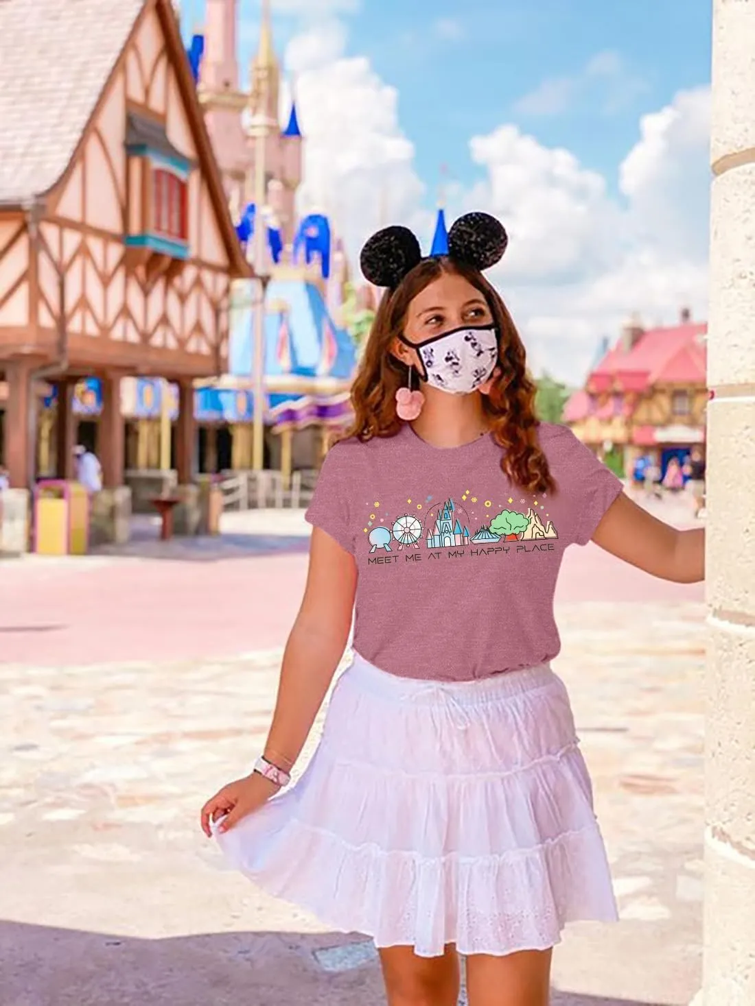 Around The World Shirt Women Magic Tour 1982 Graphic Tee Funny Traveler Vacation Short Sleeve Top