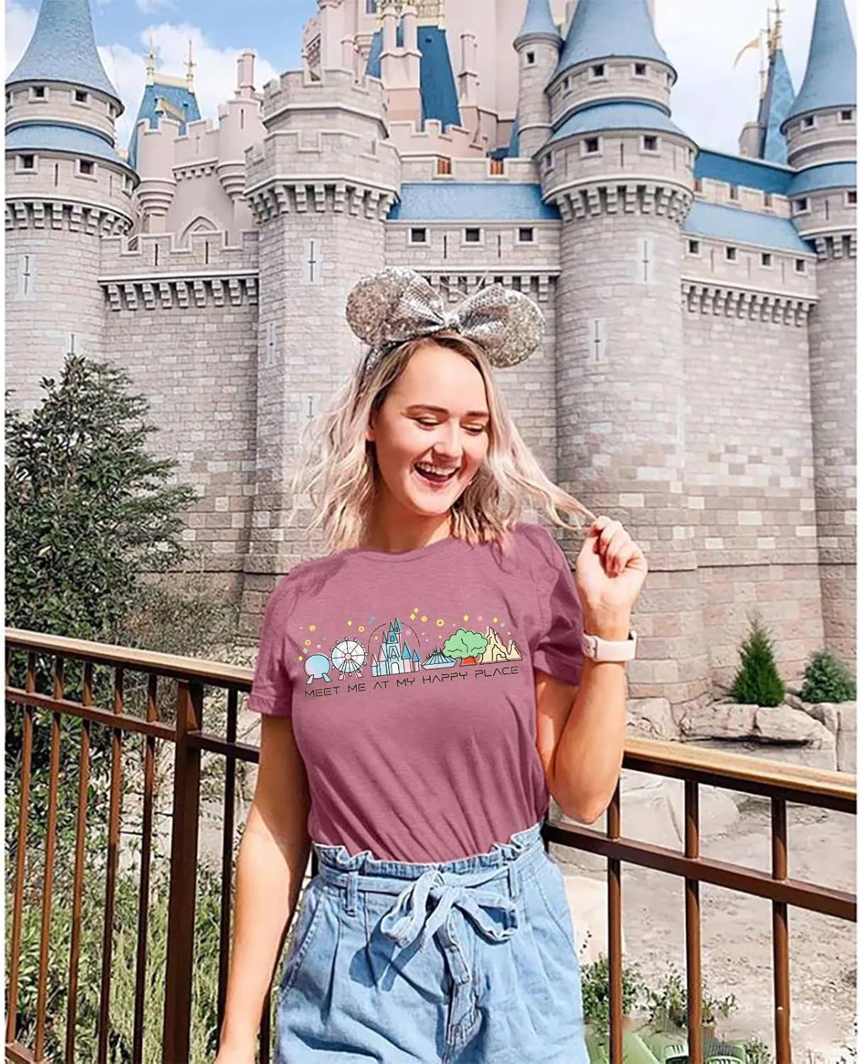 Around The World Shirt Women Magic Tour 1982 Graphic Tee Funny Traveler Vacation Short Sleeve Top