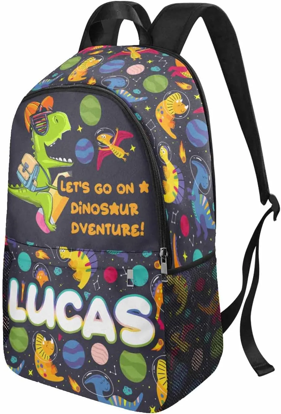 Artsadd Custom Backpack with Name Personalized Kid's School Backpack for School, Casual Travel, Picnic (design05)