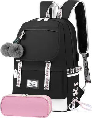 Arya Backpacks for Girls Teenage School Bags Kids Bookbag Teen Girls Children