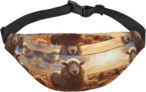 Australian sheep Fashion Crossbody Appearance High capacity outdoor with Adjustable Comfortable Work Leisure Versatile, RXZER23