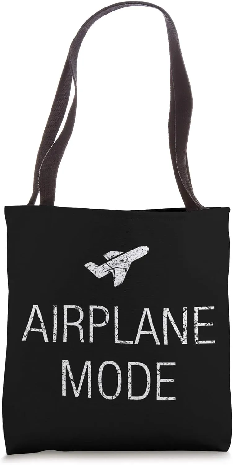 Awesome Airplane Mode Travel Around the World Tote Bag