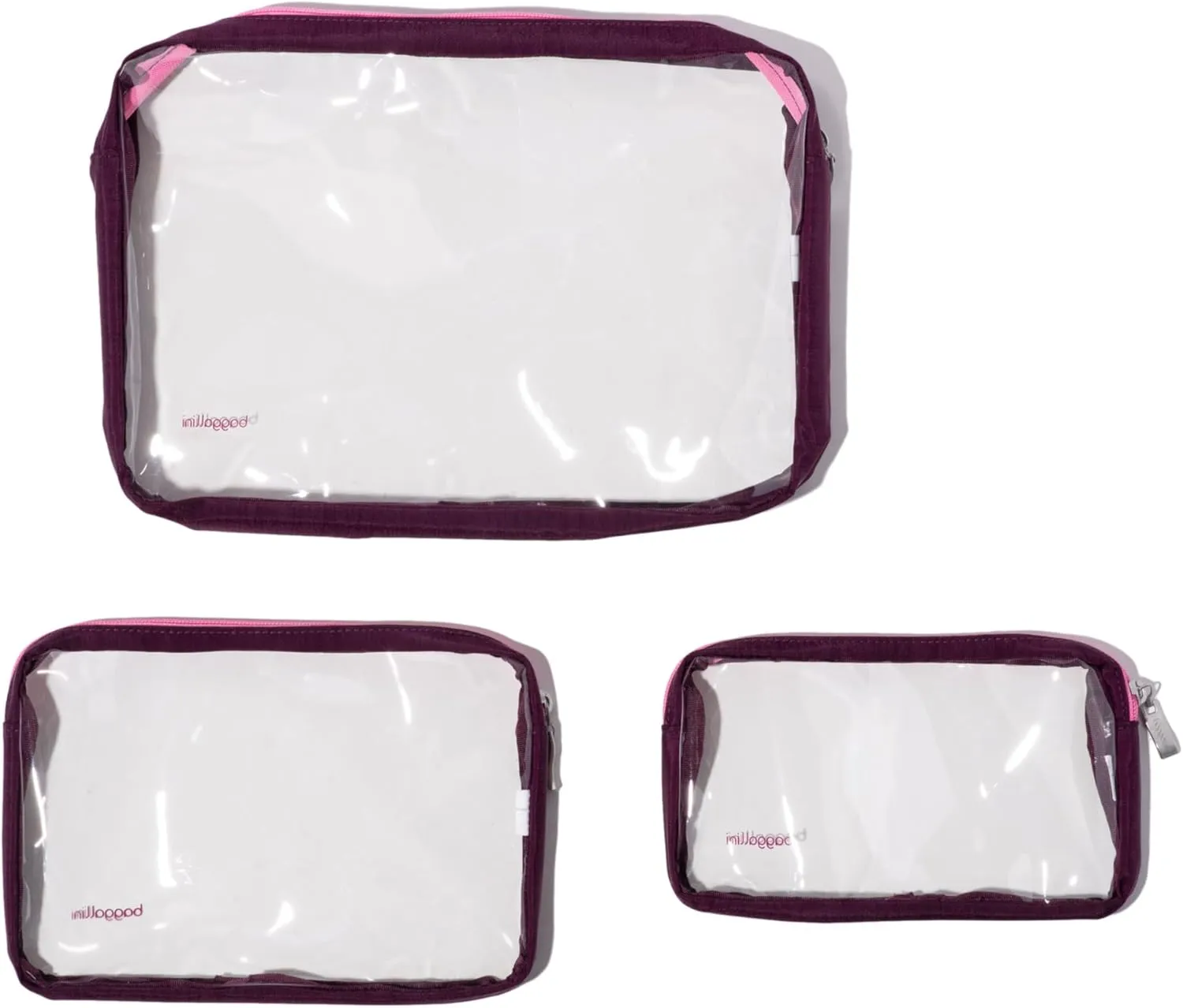 Baggallini Clear Travel Pouches