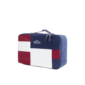 Bags in Bag Colorful Nylon Travel Organizer Packing Cubes | Navy Red White